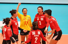 2016-2017赛季中国女排联赛第10轮 八一女排vs福建女排