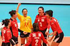 2016-2017赛季中国女排联赛第11轮 八一女排vs浙江女排