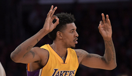 2017NBA常规赛湖人 尼克杨助兰德尔获三双大胜灰熊