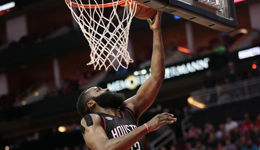 NBA常规赛雷霆vs火箭 火箭哈登智取威少胜雷霆