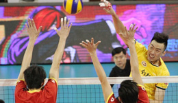 男排联赛京沪大战 上海男排3-1北京