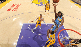 NBA常规赛湖人vs掘金 掘金约基奇扼杀湖人紫衫军