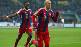 德甲联赛第17轮 拜仁远赴贝德诺瓦球场挑战弗赖堡