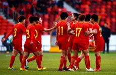 女足2比0战胜缅甸视频 中国女足VS缅甸下半场视频