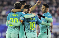 巴萨西甲赛程表 MSN建功巴萨客场4:0埃尔瓦