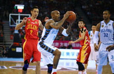 2015CBA第二十三轮北京VS吉林视频 马布里轻松上篮开门红