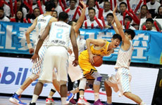 2016CBA第三十四轮新疆VS广厦视频 第三节精彩比赛视频回放