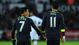 厄祖桑神造枪手53%进球率 他俩离队阿森纳将崩盘