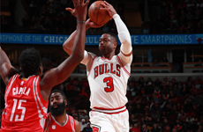 NBA常规赛3月11日火箭VS公牛 韦德视频集锦