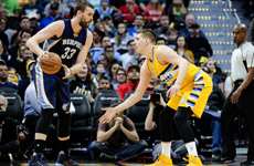 2015NBA常规赛掘金vs灰熊 三节比赛视频