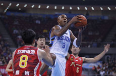 2016CBA第三轮北京VS八一视频 第二节精彩比赛视频回放