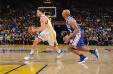 NBA常规赛3月15日76人VS勇士 汤普森视频集锦