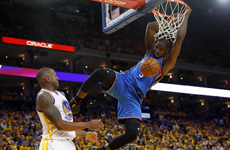 2015NBA常规赛勇士vs雷霆 末节比赛视频