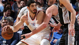 2017年4月1日NBA常规赛 雷霆vs马刺视频集锦