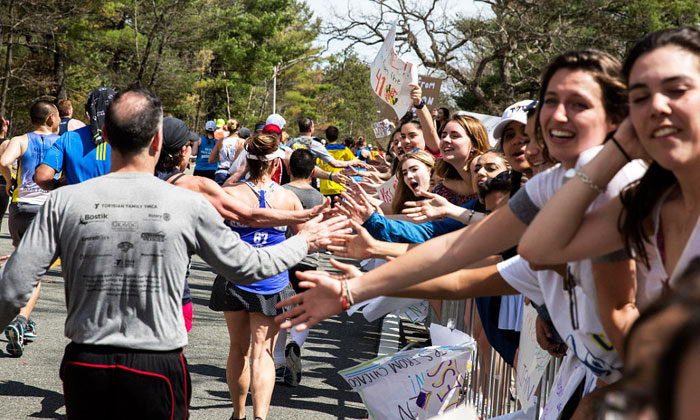 2017波士顿马拉松赛 角逐美国马萨诸塞州