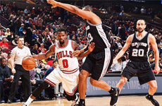 2014-15NBA常规赛马刺vs公牛 首节比赛视频