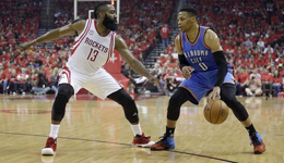 NBA季后赛火箭VS雷霆 火箭胜雷霆4-1晋级