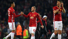 2016-17赛季欧联杯 曼联1比1塞尔塔晋级决赛