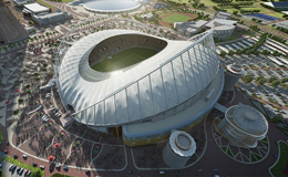 2022足球世界杯球场全景图 卡塔尔世界杯球场竣工照片