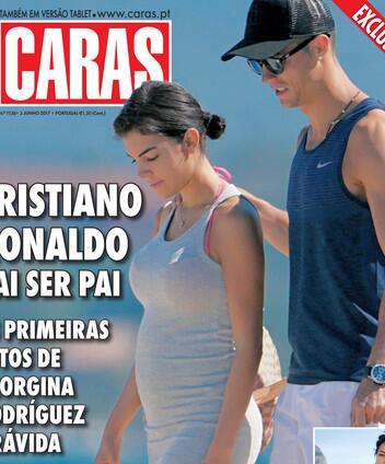 葡媒再曝C罗女友小腹隆起照片 坚称已经怀孕