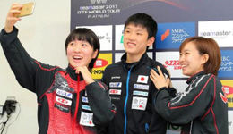 2017乒乓球日本公开赛消息 日中国选手对阵表