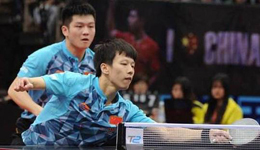 2017乒乓球日本公开赛录像 中国vs韩国男双比赛视频