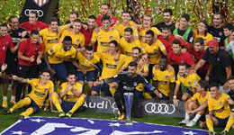 2017奥迪杯 马竞6-5点球战胜利物浦夺冠