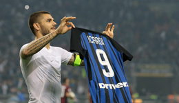 伊卡尔迪戴帽点球绝杀 国米3-2米兰3连胜