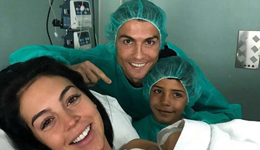 C罗女友产下女婴 公主取名阿拉娜马蒂娜