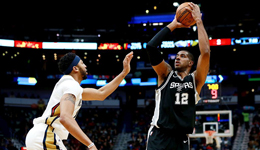 浓眉哥29+11考神24+15 鹈鹕逆转痛宰马刺尝连胜