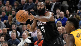 火箭轻取爵士豪取8连胜 哈登29+5+3保罗18+9+13