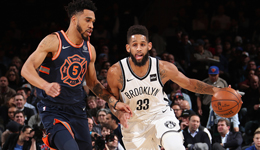 波神28+5坎特20+20+5 尼克斯击退篮网收获2连胜