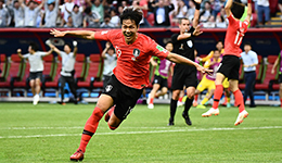 2018俄罗斯世界杯F组 德国0-2韩国垫底出局