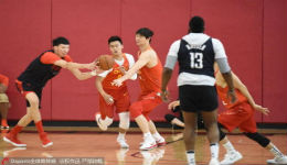 男篮红队在美拉练收获颇丰