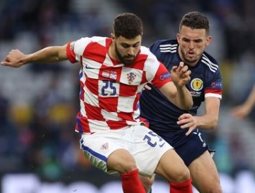 克罗地亚3-1苏格兰 小组第二晋级