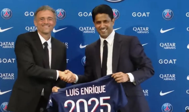 巴黎新帅恩里克上任 对球队未来充满期待