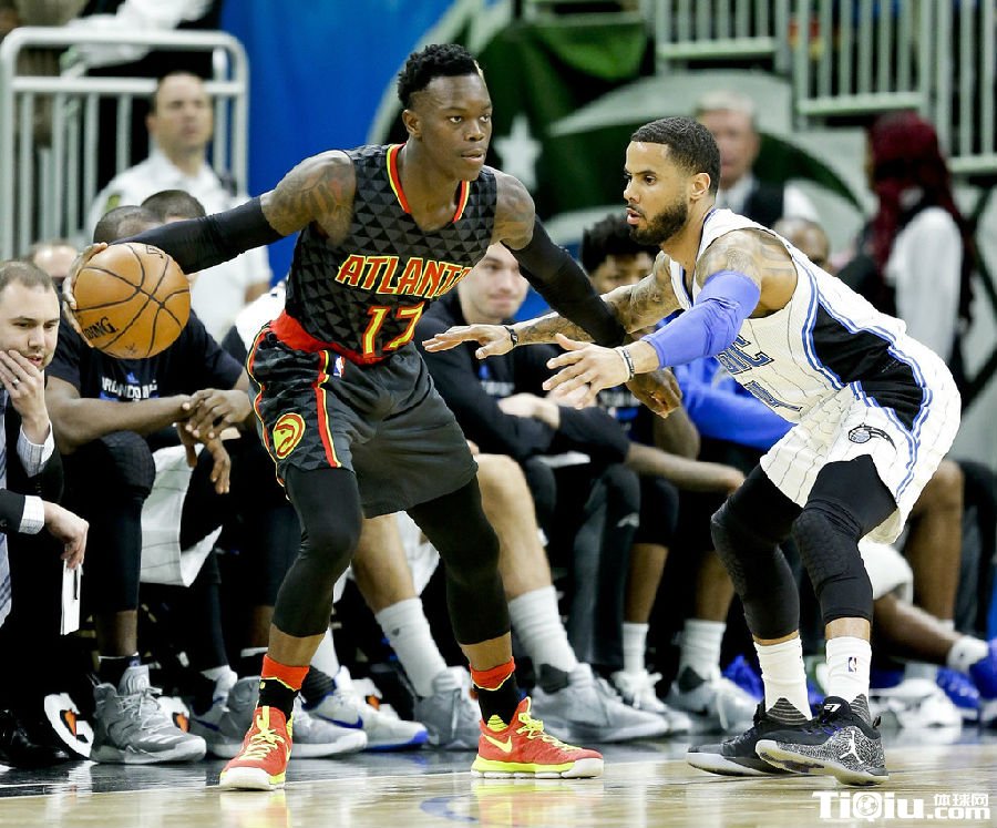 NBA常规赛魔术vs老鹰 老鹰火热手感大胜魔术