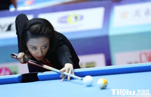 2017九球中国公开赛潘晓婷 潘晓婷比赛高清照片