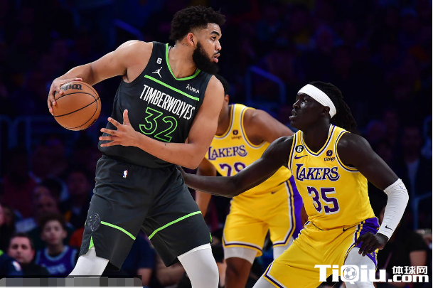 湖人攻坚克难擒杀森林狼