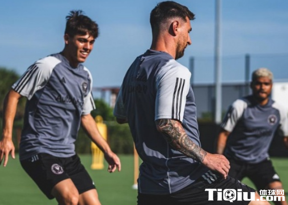 梅西晒迈阿密首训