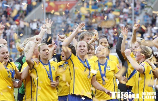 瑞典女足世界杯获得季军